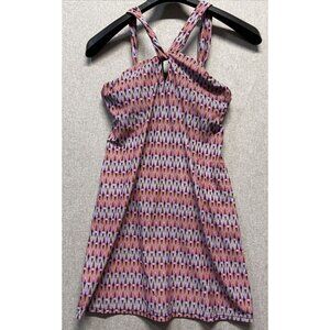 Athleta Woman's Halter Athletic Sun Dress Size Small Multicolor Casual